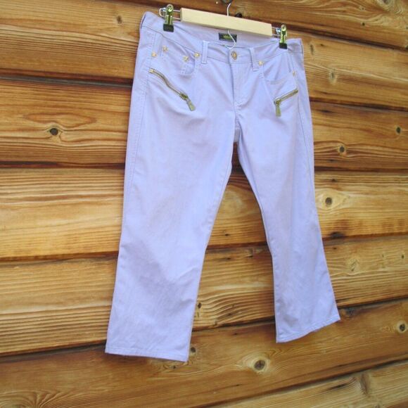 NWT  Y2K Versace Jeans Couture Low Rise Cropped Jeans - Picture 3 of 13